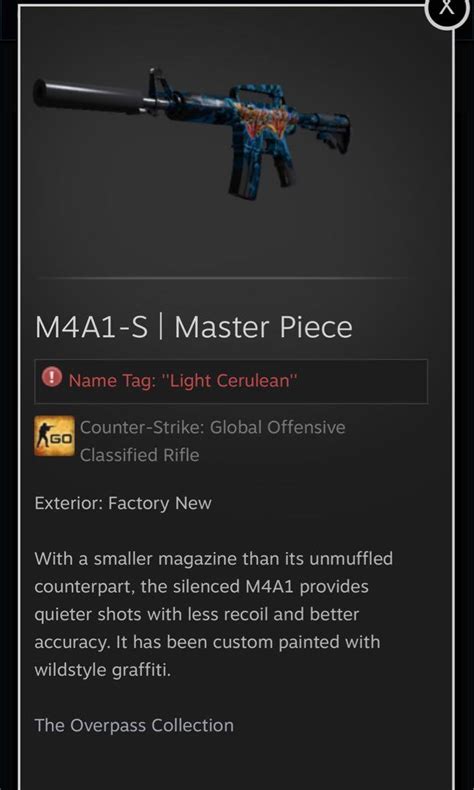 masterpiece csgo|Listings for M4A1.